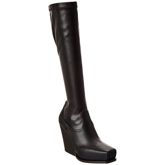 Stella McCartney Shoes - Stella Mccartney Cowboy Stretch Knee-High Boot, Black